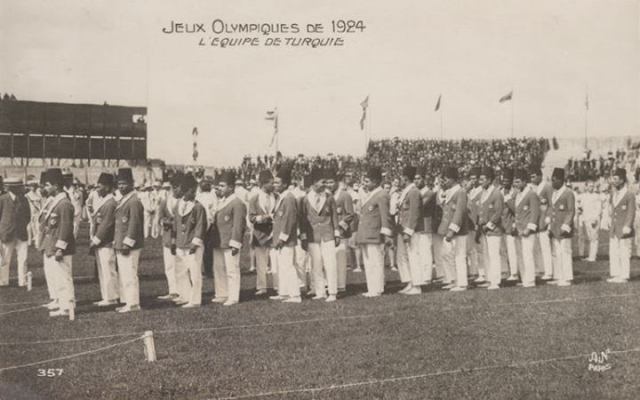 1924 olimpiyatlarında Türk takımı